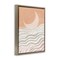 Stupell Industries Crescent Moon over Sea Framed Floater Canvas Wall Art Design by Elizabeth Medley
